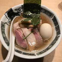 煮干中華そば塩特製 ¥1000