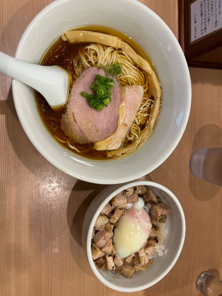 「ラーメン＋マキシマム親子丼」@らぁ麺 はやし田 武蔵小杉店の写真