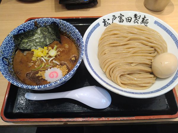 「濃厚味玉つけ麺」@松戸富田製麺 ららぽーとTOKYO-BAY店の写真