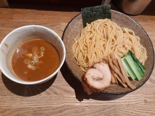 「辛つけ麺、大盛」@麺屋ぬかじの写真