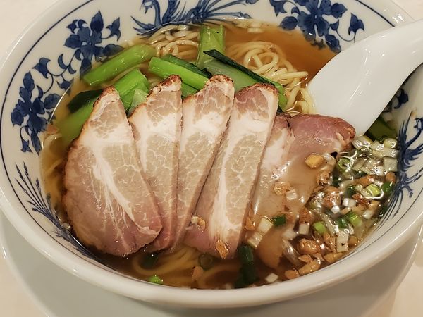 「叉焼湯麺」@青海星 新館の写真