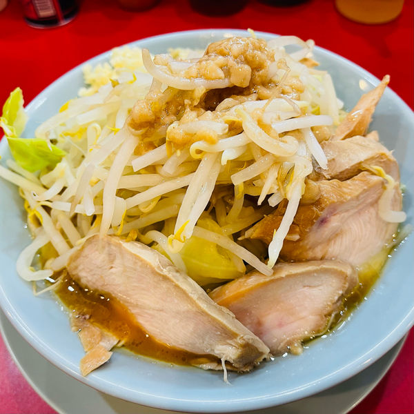 「鶏増しラーメン（250g）」@自家製麺 酉の写真