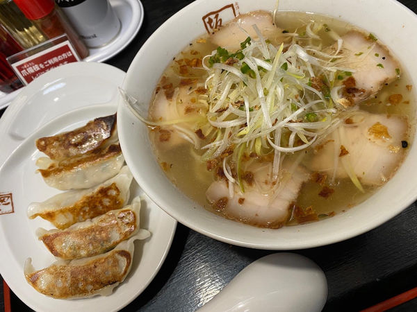 「青唐ねぎ塩ラーメン🍜🥢」@喜多方ラーメン 坂内 汐留シティセンター店の写真