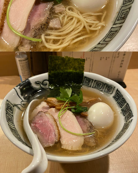 「煮干中華そば・塩・特製 ¥1000」@煮干中華と担々麺 山もとの写真
