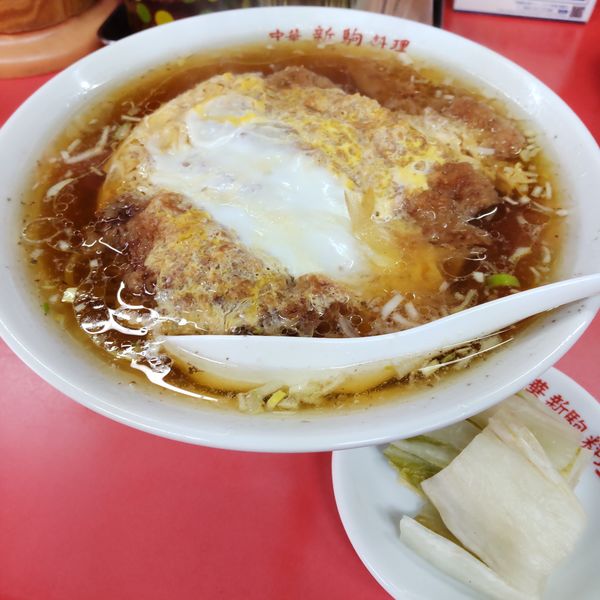 「カツそば(¥800)」@新駒の写真