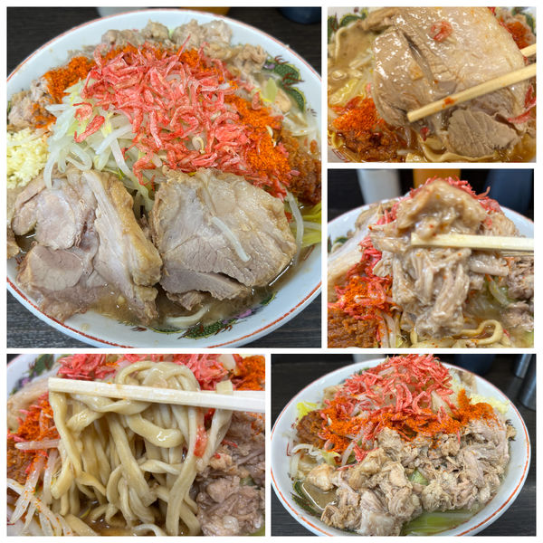 「ラーメン 800円 トムヤンクン 100円 ほぐし豚100円」@ラーメン二郎 川越店の写真