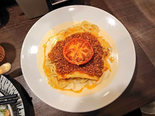 「【限定】ヤタゼリヤ ミラノ風まぜそば、など」@八咫烏の写真