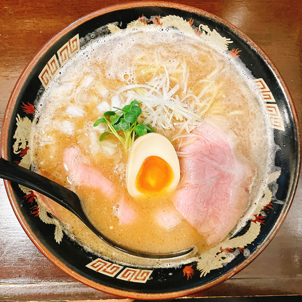「魚豚骨ラーメン」@魚と豚と黒三兵の写真
