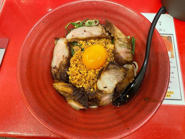 「肉増しカレーまぜそば」@麺屋 志の写真