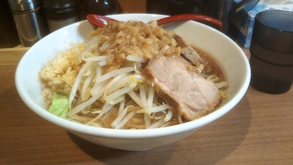 「豚ラーメン(ニンニク)」@ラーメン豚壱の写真