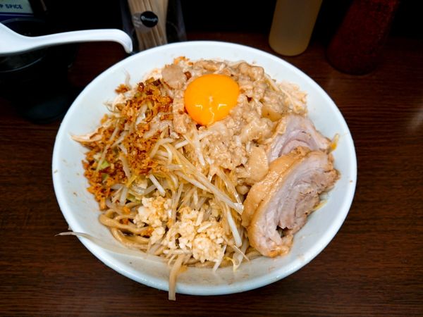 「小ラーメン(汁なし)」@ラーメン二郎 横浜関内店の写真