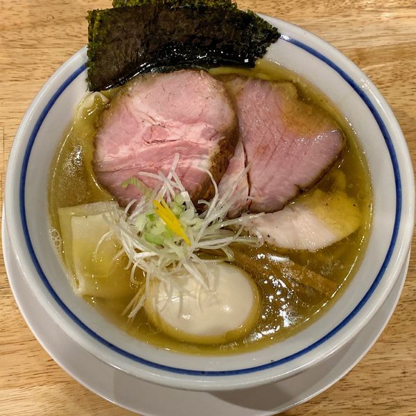 「特製中華そば（塩）¥1,250」@手打式超多加水麺 ののくらの写真