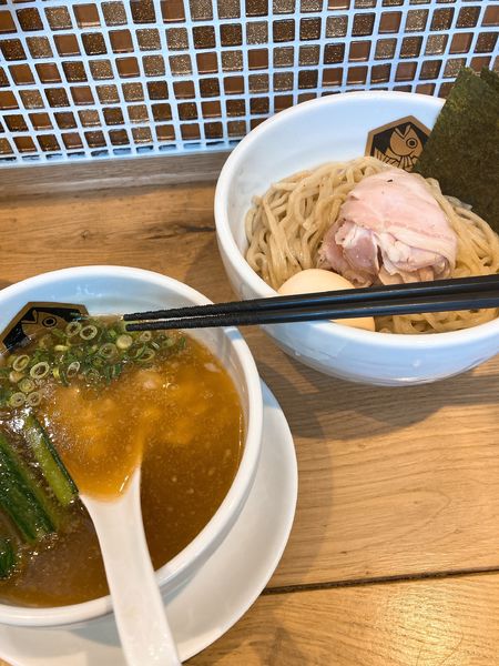 「特製濃厚真鯛つけ麺」@真鯛らーめん 麺魚 渋谷並木橋店の写真