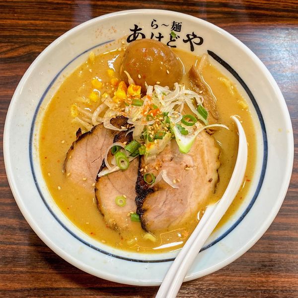 「あけどや味噌ら〜麺 ¥950」@らー麺 あけどやの写真