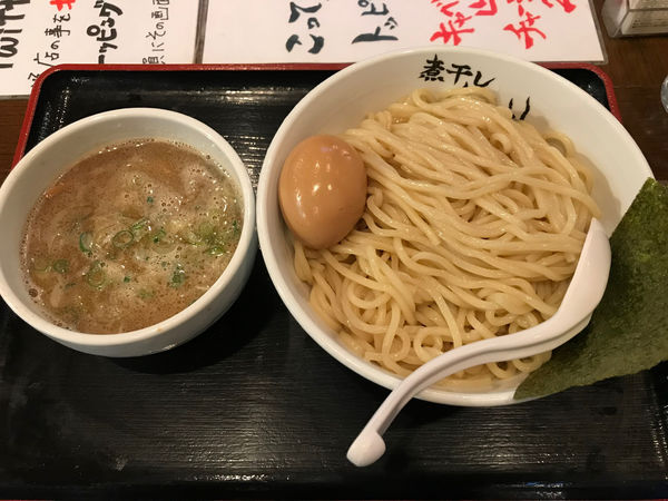 「味玉つけめん（中盛）」@煮干しらーめん青樹 立川店の写真