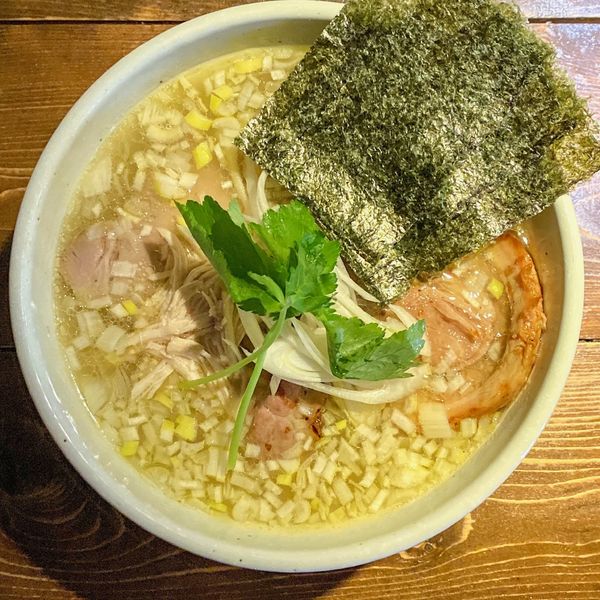 「特製鶏そば 塩 ¥1,200」@神田とりそば なな蓮の写真