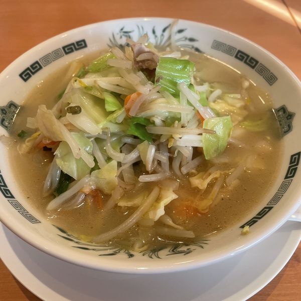 「野菜たっぷりタンメン（麺少なめ）490円」@日高屋 小田原飯泉店の写真