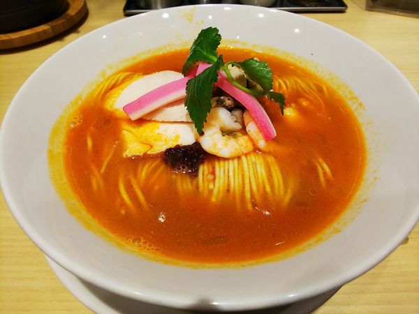 「海老と蛤のマリアージュSOBA」@むぎとオリーブ 日本橋店の写真