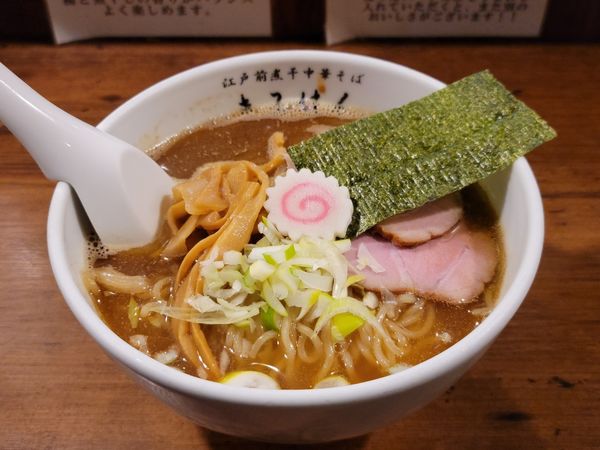 「江戸前煮干し中華そば　醤油」@江戸前煮干し中華そば きみはん 総本店の写真