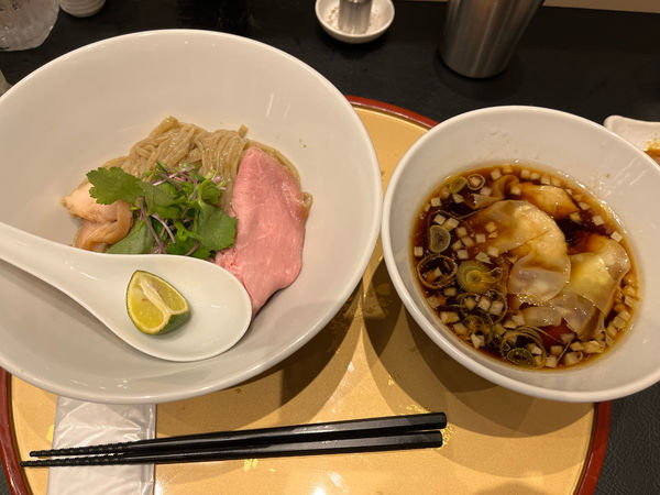 「ワンタン醤油つけ麺」@RAMEN百舌鳥の写真