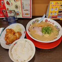 唐揚げ定食、こってり1120円