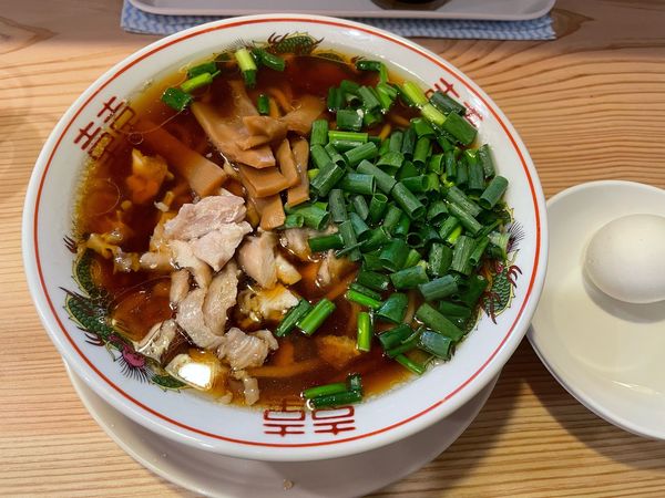 「中華そば並　フルトッピング」@麺屋 山住の写真