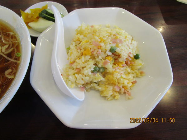 「半チャンとラーメンのSet 880円（580円＋300円）」@再光軒 足立入谷店の写真