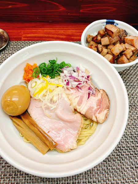 「ゆず塩まぜそば」@麺や 睡蓮の写真