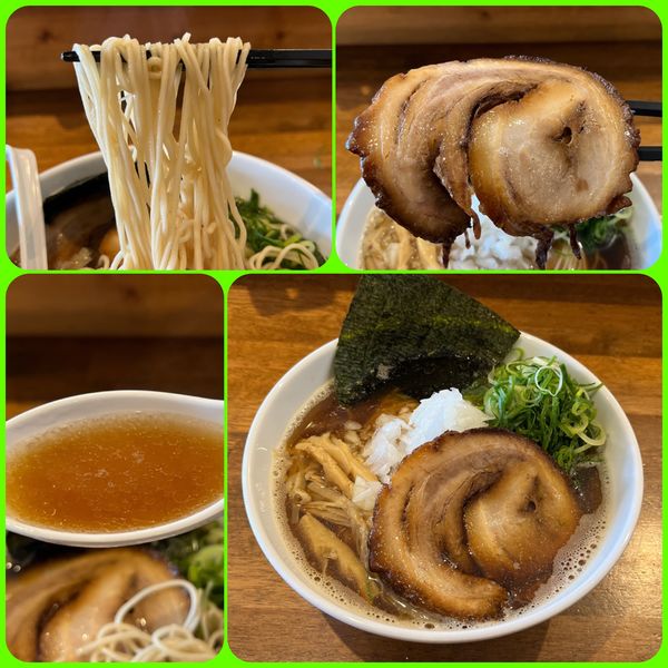 「煮干しらー麺 黒（しょうゆ）¥800」@麺屋Dining NANASHIの写真