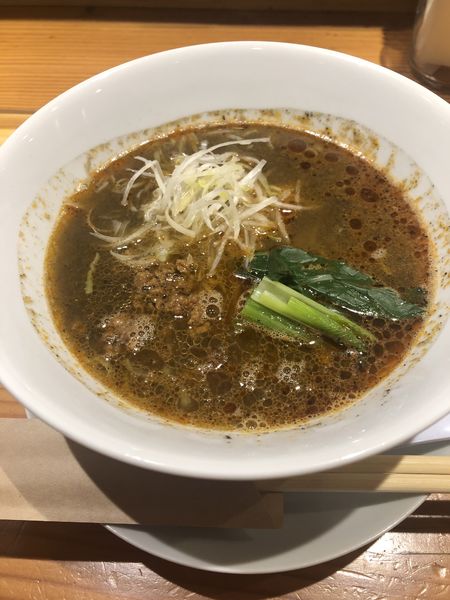 「黒ごま坦々麺」@担々麺 くろおに 南船場店の写真