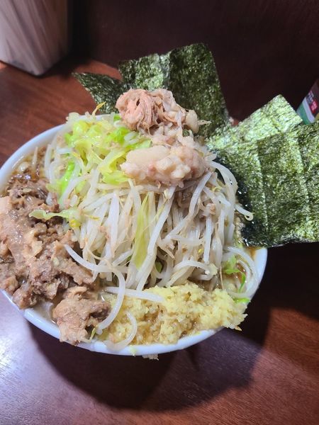 「ラーメン　ほぐし等　3/4」@D麺の写真