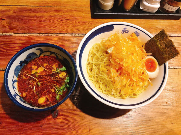 「辛ネギつけそば」@和風ラーメン 和鉄の写真