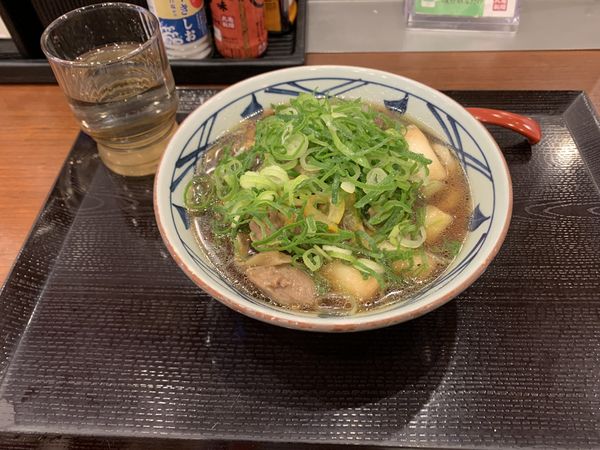 「新鴨ねぎうどん(690円)」@丸亀製麺 松戸栗ヶ沢店の写真