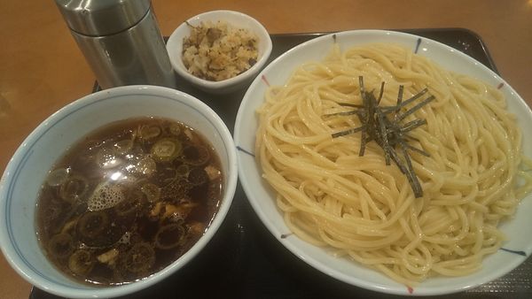 「つけめん+炒飯小鉢(¥700+ランチサービス)」@好日の写真