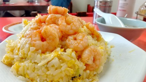 「#えびチャーハン #900円」@三久飯店の写真