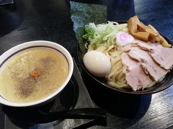 「全部のせカレーつけ麺(ガツ盛、冷盛り)」@ガツ盛りつけ麺 晴レル屋の写真