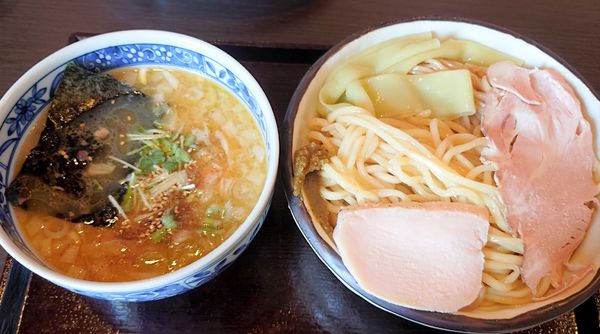 「つけ麺鶏塩850円　中盛130円」@麺通 幹づ記の写真