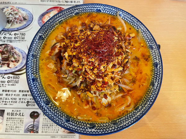 「激紅ちゃんぽん(中)」@じげもんちゃんぽんの写真