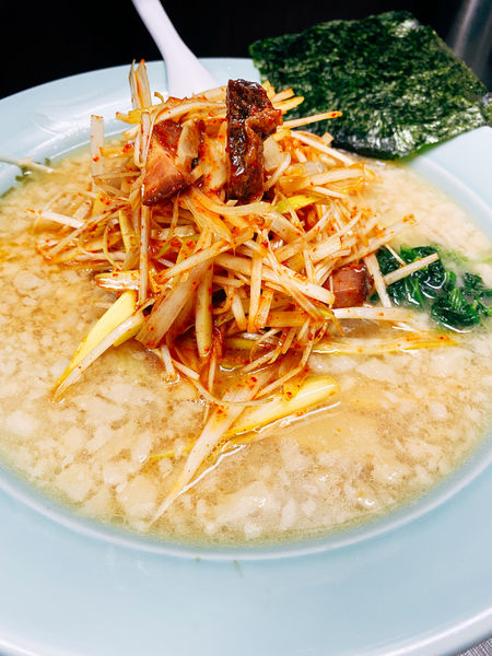 「ネギラーメン　ピリ辛ネギ」@ラーメンショップ椿 ひたちなか店の写真