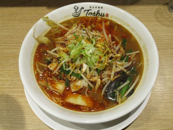 「【限定】火鍋麺（792円）」@れんげ食堂 Toshu 分倍河原店の写真
