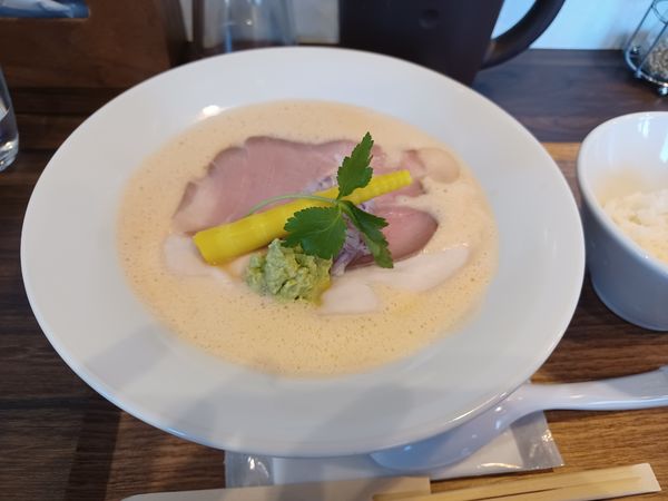 「海老のお誘い（限定）」@鶏×麦 ららの写真