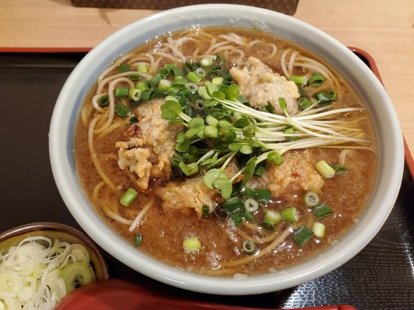 「牡蠣のみぞれそば」@そば処 味奈登庵 青木橋店の写真