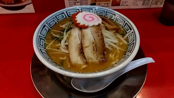 「からし味噌らーめん（８５０円）」@ちゃーしゅうや武蔵 イオンモール日の出店の写真