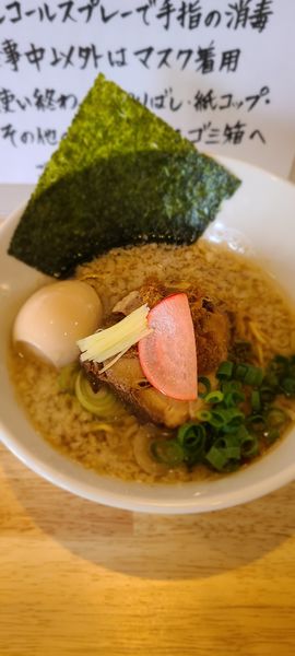 「背脂生姜そば」@中華そば ひしおの写真