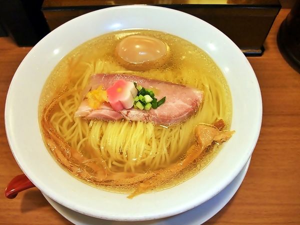 「鯛塩そば 味玉」@鯛塩そば 灯花 本店の写真