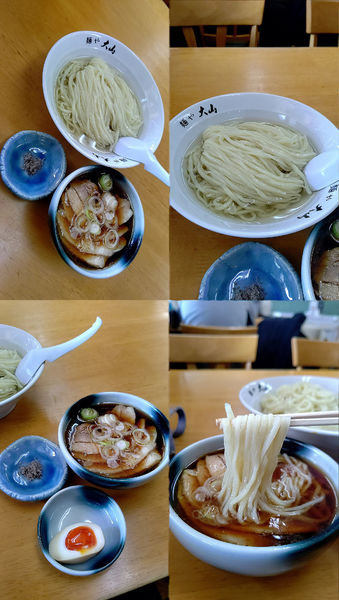 「『昆布水つけ麺+中盛(¥900+無料)』」@青竹手打ちラーメン 麺や大山の写真