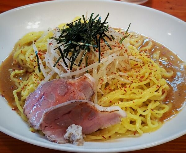 「油そば「深島味噌」ライスセット ９００円」@麺飯 熊猫の写真