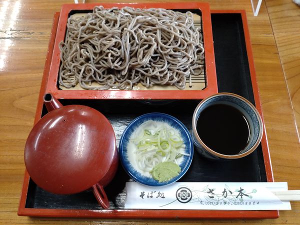 「もり（そば）　６５０円」@さか本そば店の写真