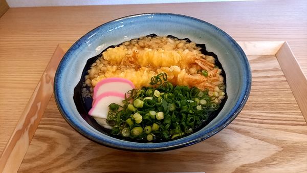 「大海老天ぷらうどん」@手作り工房 さぬきうどん 長屋 大社店の写真