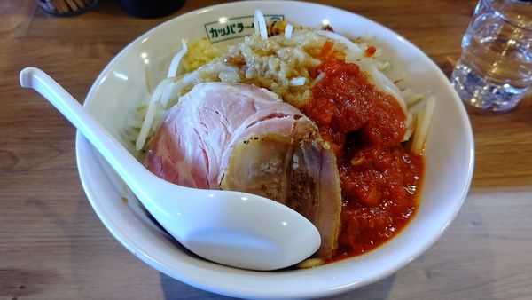 「汁なしとま二郎８５０円」@らーめん ニューカッパの写真
